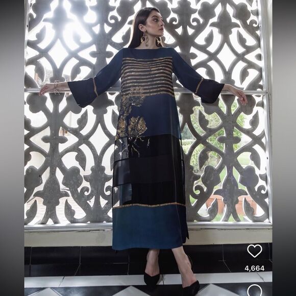 LULUSAR PAKISTANI SEMI FORMAL DRESS - Picture 1 of 8